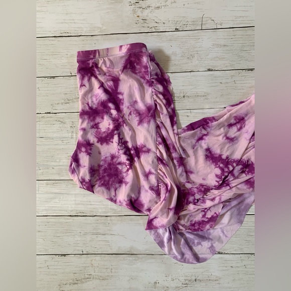 Swimsuit Cover up Pants Women Mesh Ruffle Trim Cover Up Pants Beach Cover Up' - Picture 4 of 7